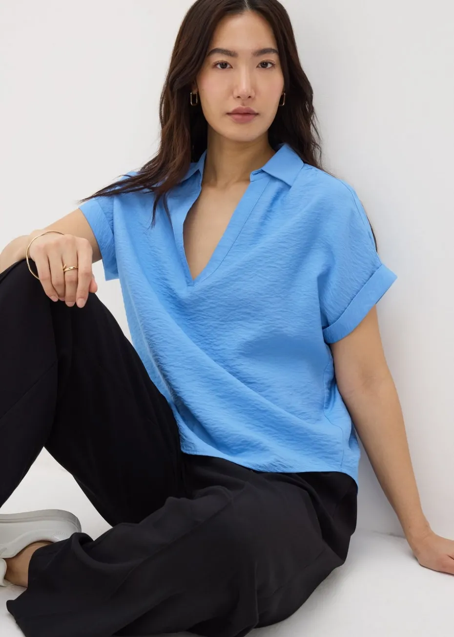 Blue Et Vous Popover Blouse