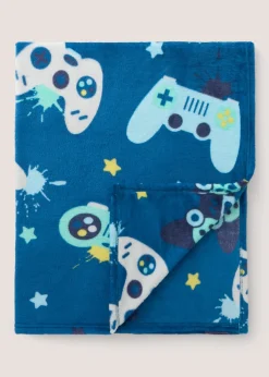 Blue Gaming Travel Pillow