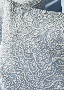 Blue Matelasse Duve