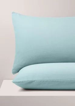 Blue Polycotton Fitted Bed Sheet