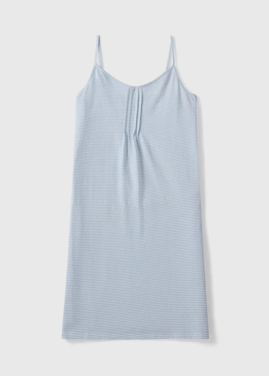 Blue Stripe Chemise Nightie