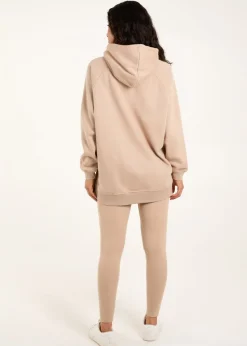 Blue Vanilla Stone Side Popper Hoodie & Legging Set
