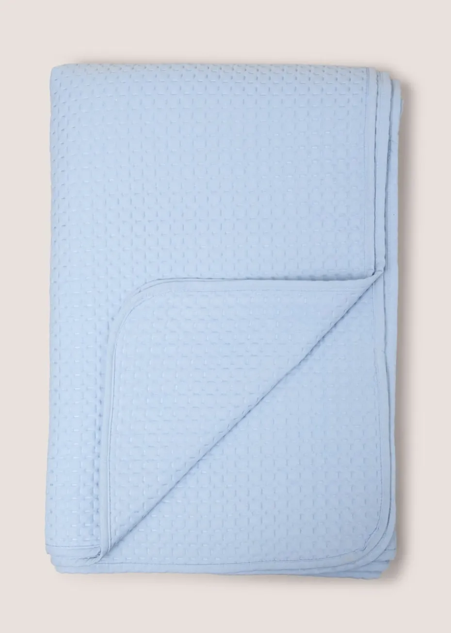 Blue Washed Pinsonic Bedspread
