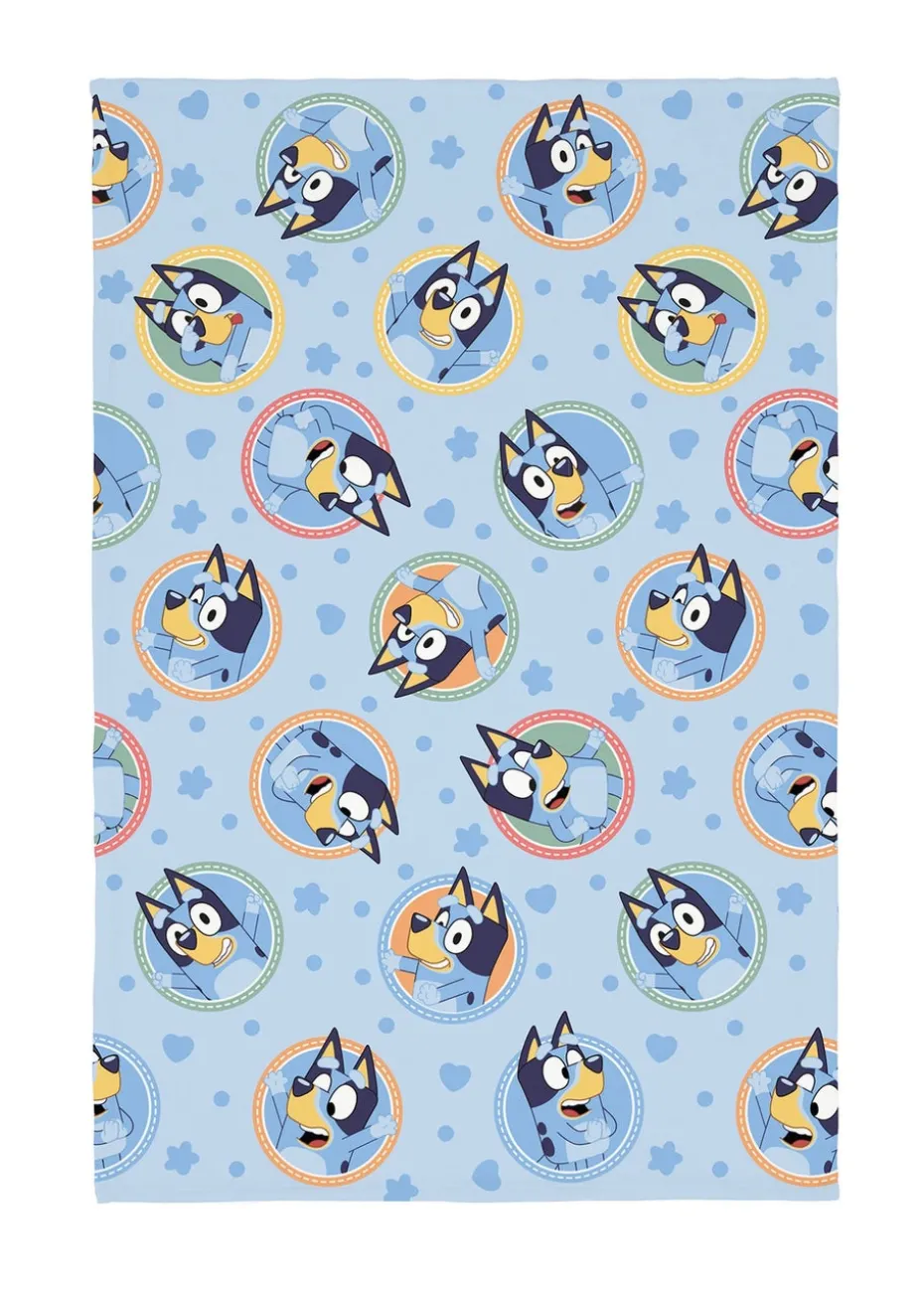 Bluey Blue Blanket