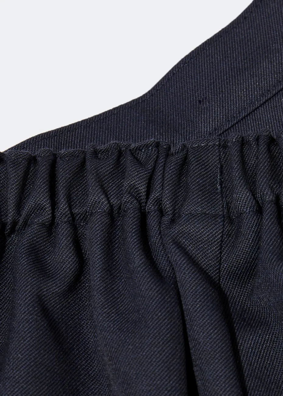 Boys 2 Pack Navy Pull On School Trousers (3-11yrs)