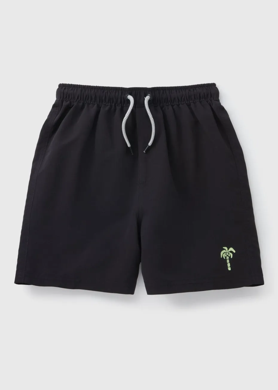 Boys Black Swim Shorts (7-15yrs)