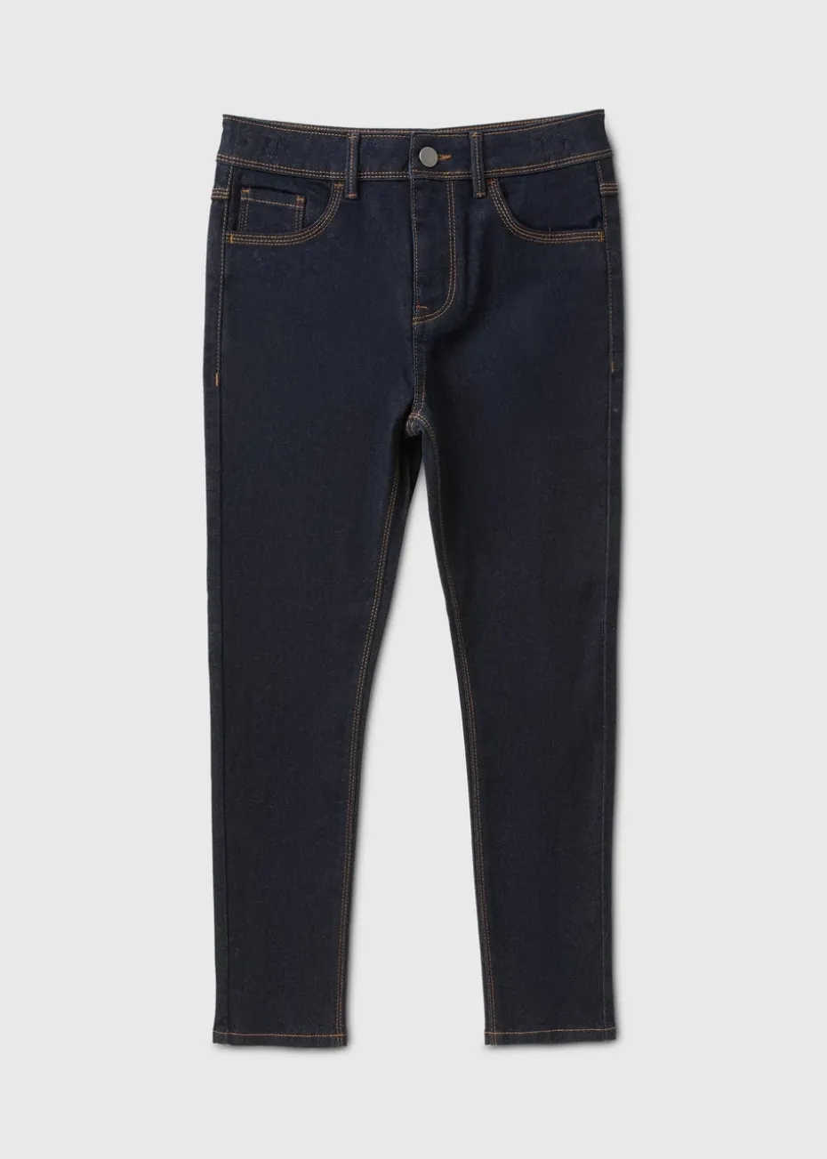 Boys Dark Denim Skinny Jeans (7-16yrs)