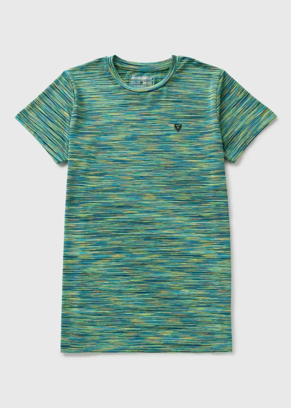 Boys Green Space Dye T-Shirt (7-15yrs)