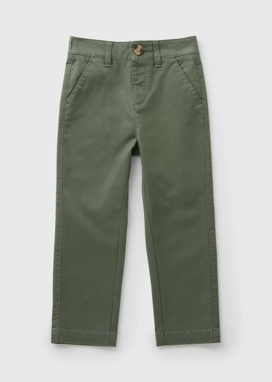 Boys Khaki Chino Trousers (1-7yrs)