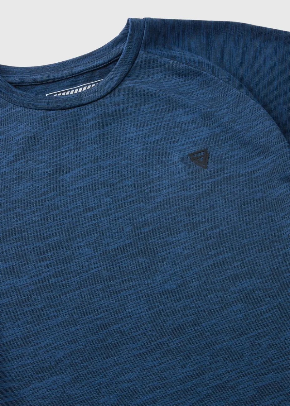 Boys Navy Sports T-Shirt (7-15yrs)