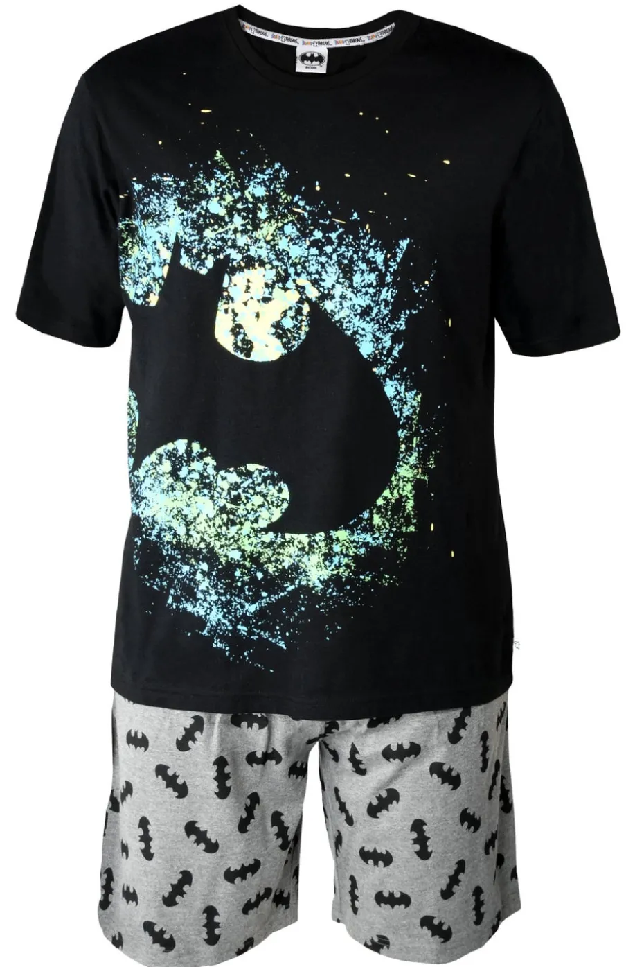 Brand Threads Batman Shorty Pyjama Set