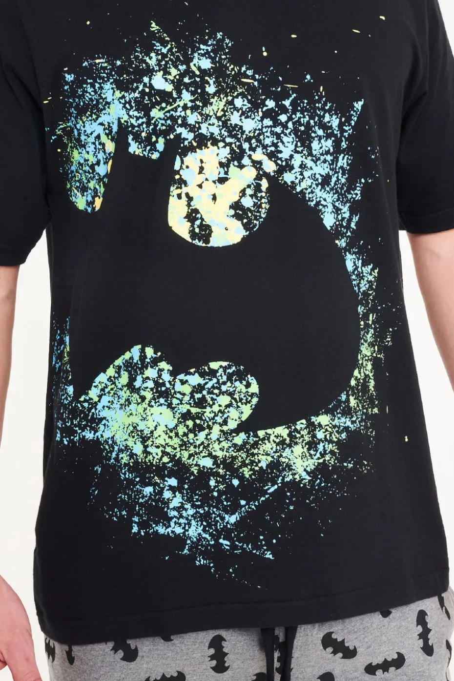 Brand Threads Batman Shorty Pyjama Set