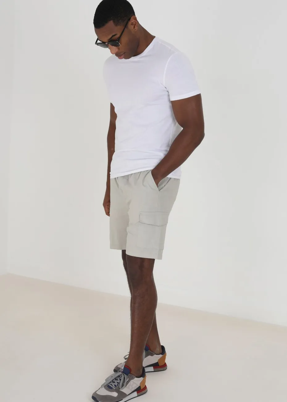 Brave Soul Stone Cargo Shorts