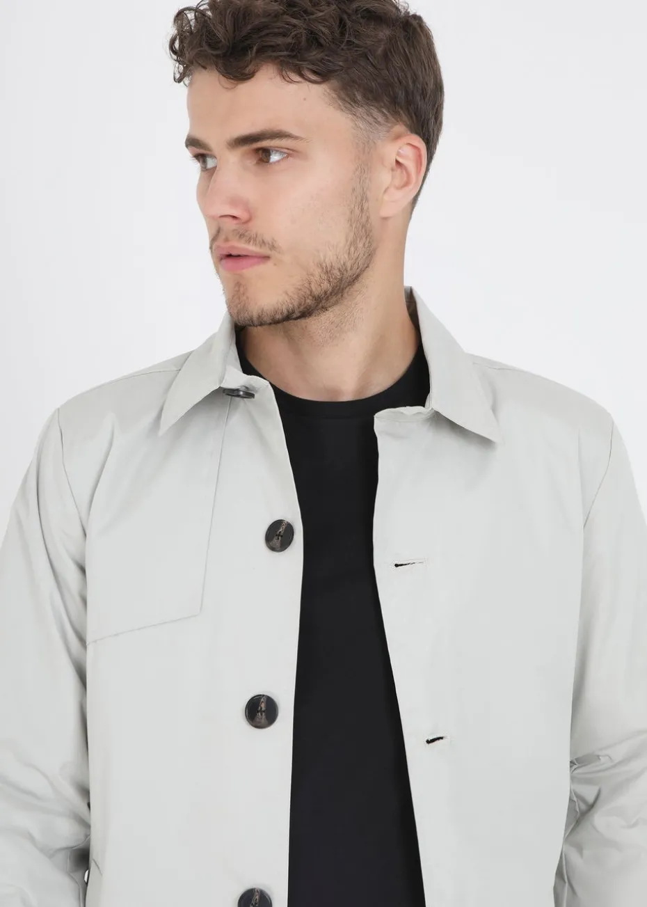 Brave Soul Stone Lightweight Button Through Mac