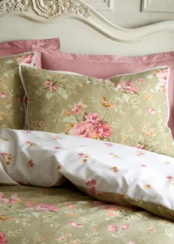Bridgerton By Catherine Lansfield Penelope Floral Reversible Duvet Cover Set