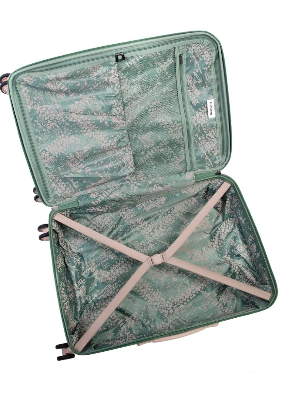 BritBag Kenmore Hedge Green Suitcase