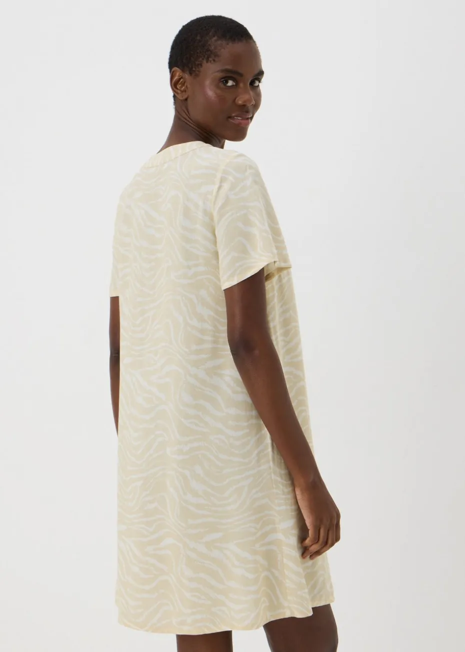 Brown Animal Popover Tunic