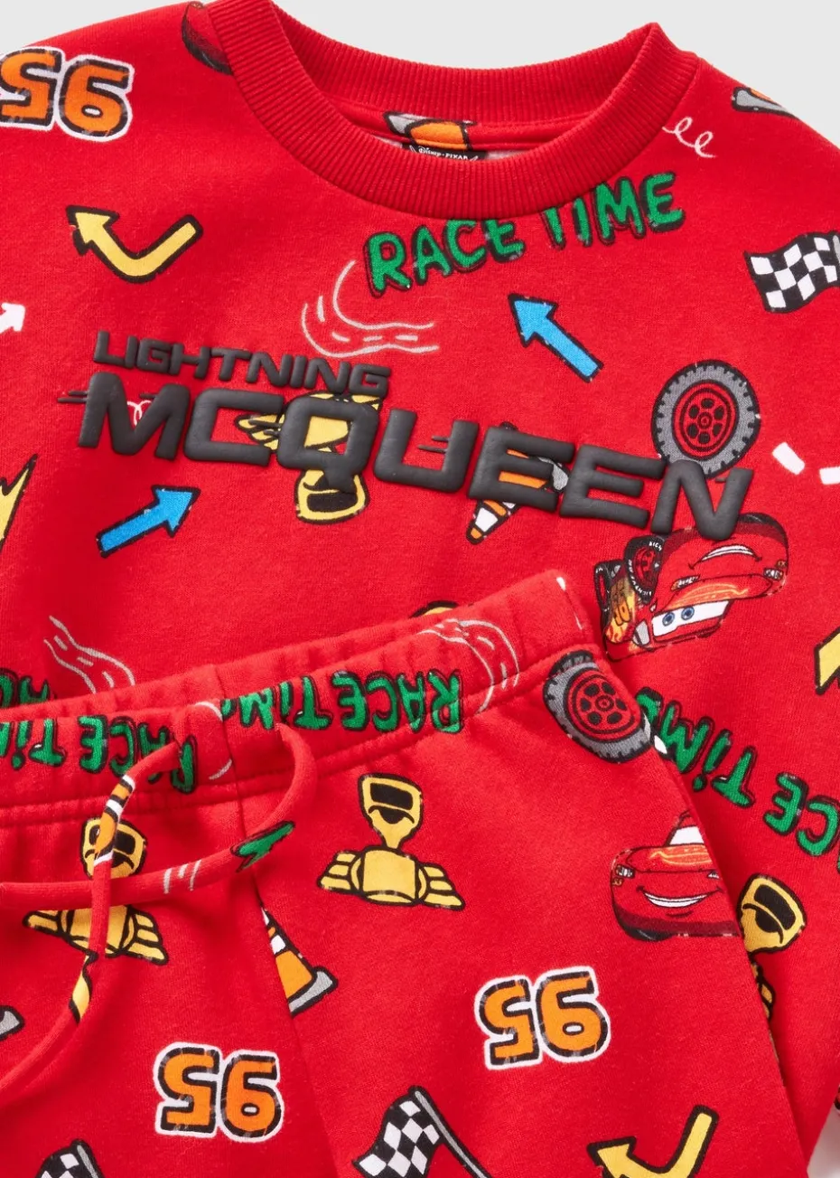 Cars Red Lightning McQueen Sweatshirt & Jogging Bottom Set (1-7yrs)