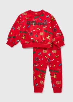 Cars Red Lightning McQueen Sweatshirt & Jogging Bottom Set (1-7yrs)
