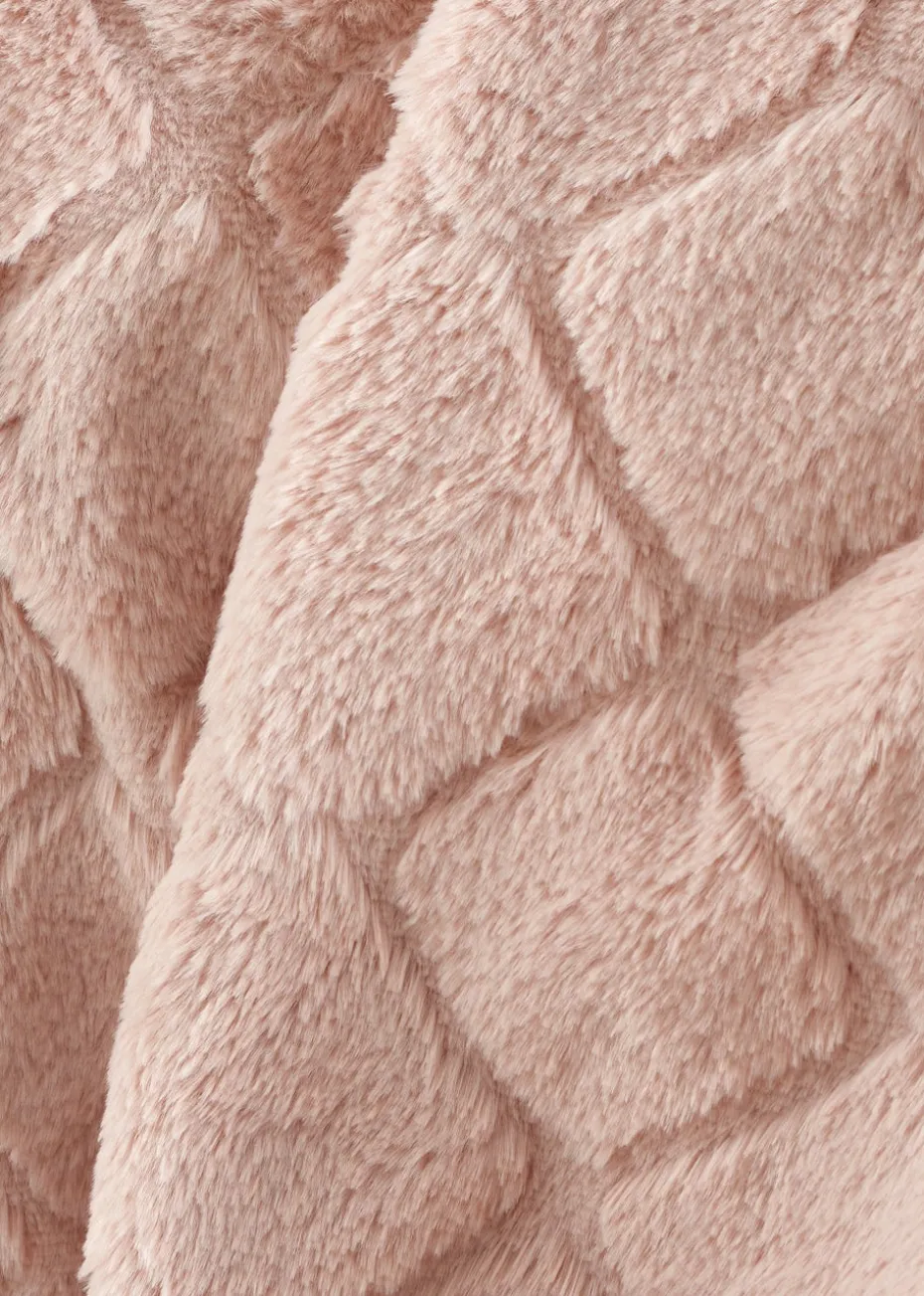 Catherine Lansfield Cosy Diamond Soft 130x170cm Blanket Throw