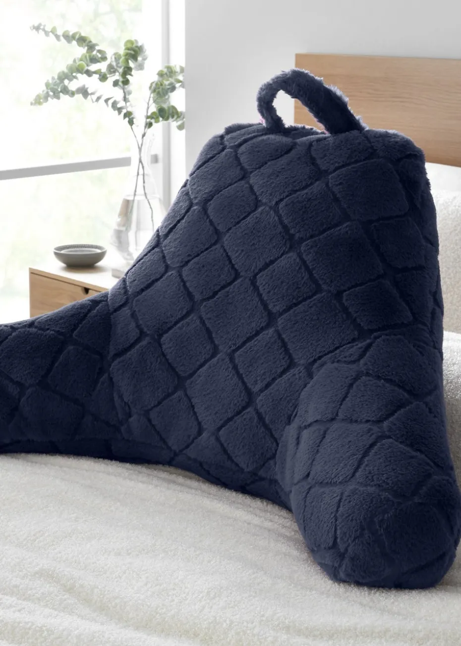 Catherine Lansfield Diamond High Back Cuddle Cushion Back Rest (74x97cm)