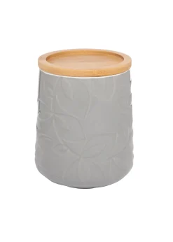 Catherine Lansfield Inga Storage Jar Grey
