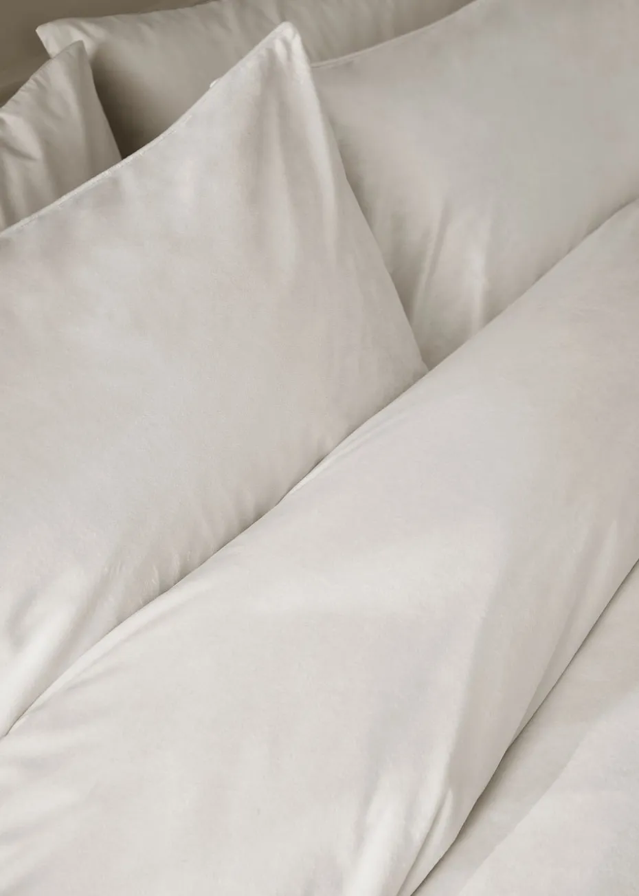 Catherine Lansfield Kingsley Soft Matt Velvet Duvet Cover Set