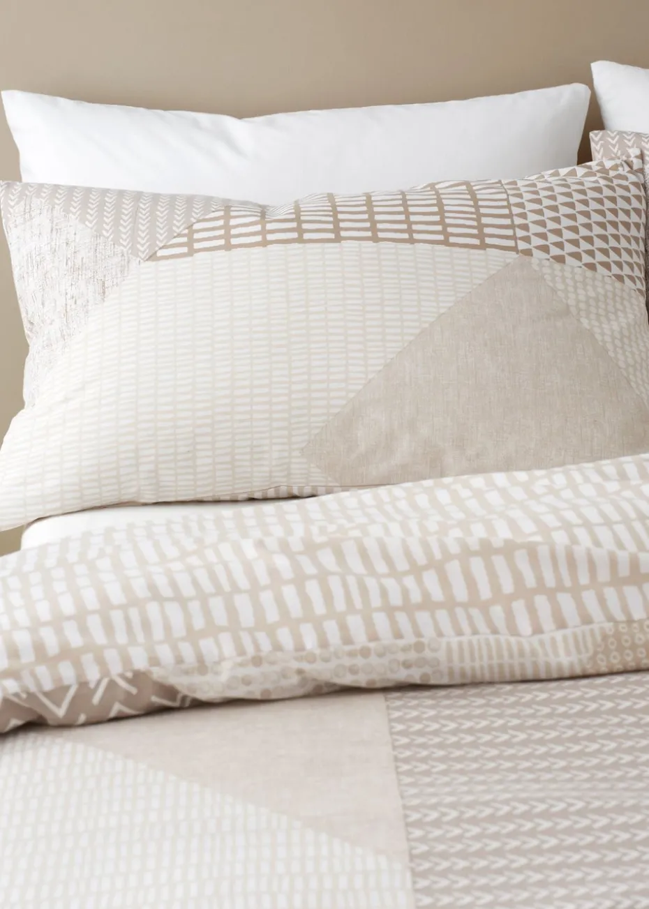 Catherine Lansfield Larsson Geo Reversible Duvet Cover Set