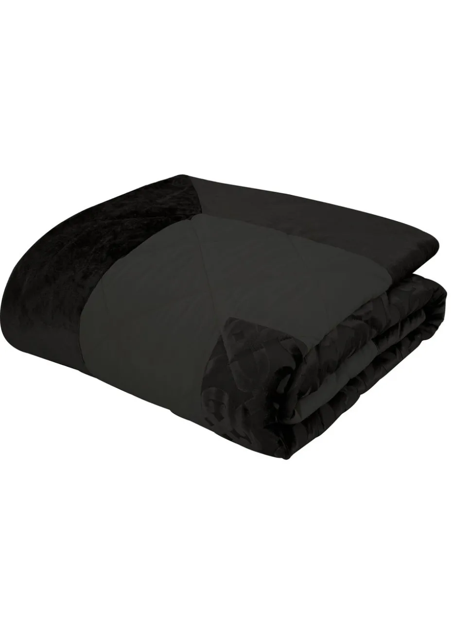 Catherine Lansfield Lattice Cut Velvet Quilted Bedspread (220x230cm)