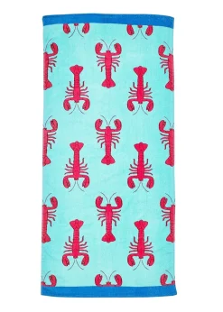 Catherine Lansfield Lobster Cotton Beach Towel