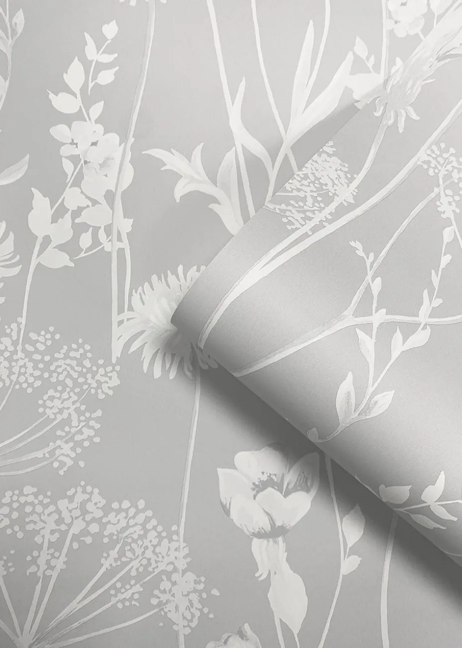 Catherine Lansfield Meadowsweet Floral Wallpaper