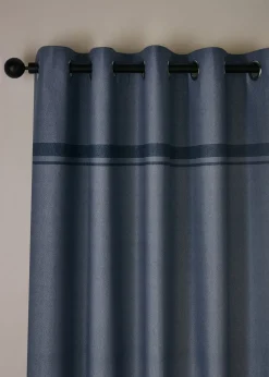 Catherine Lansfield Melville Lined Eyelet Curtains
