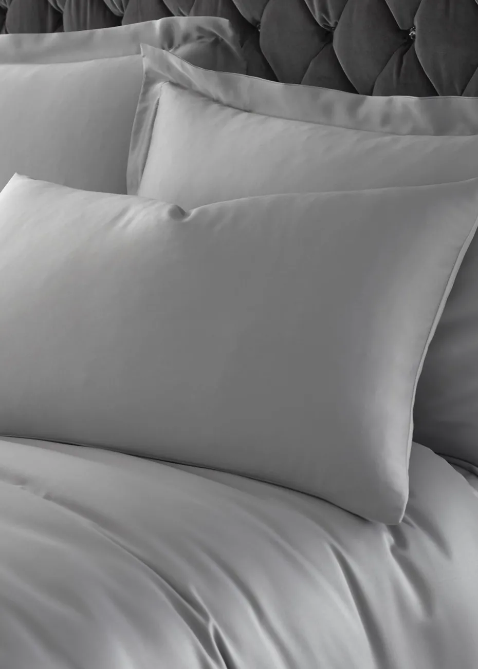 Catherine Lansfield Silky Soft Satin Standard Pillowcase Pair