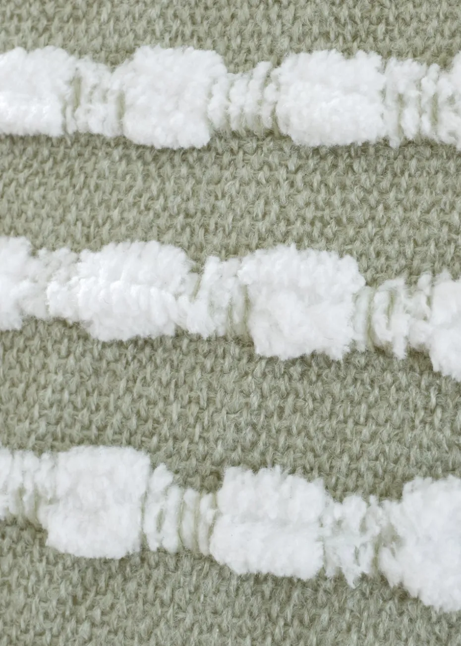 Catherine Lansfield Stab Stitch Cushion (43x43cm)