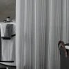 Catherine Lansfield Textured Stripe Shower Curtain