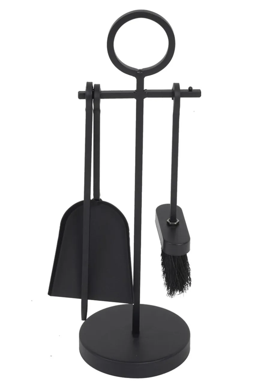 Charles Bentley Elm Fireside Companion Set