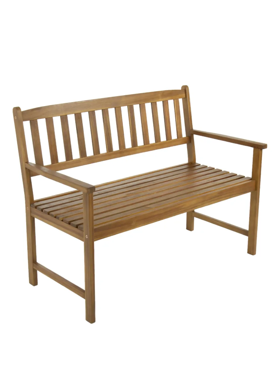 Charles Bentley FSC Acacia Outdoor Garden Storage Box (H36cm x W46cm x L110cm)