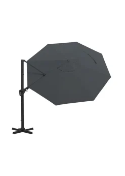 Charles Bentley Premium Quality Cantilever Umbrella Parasol Grey