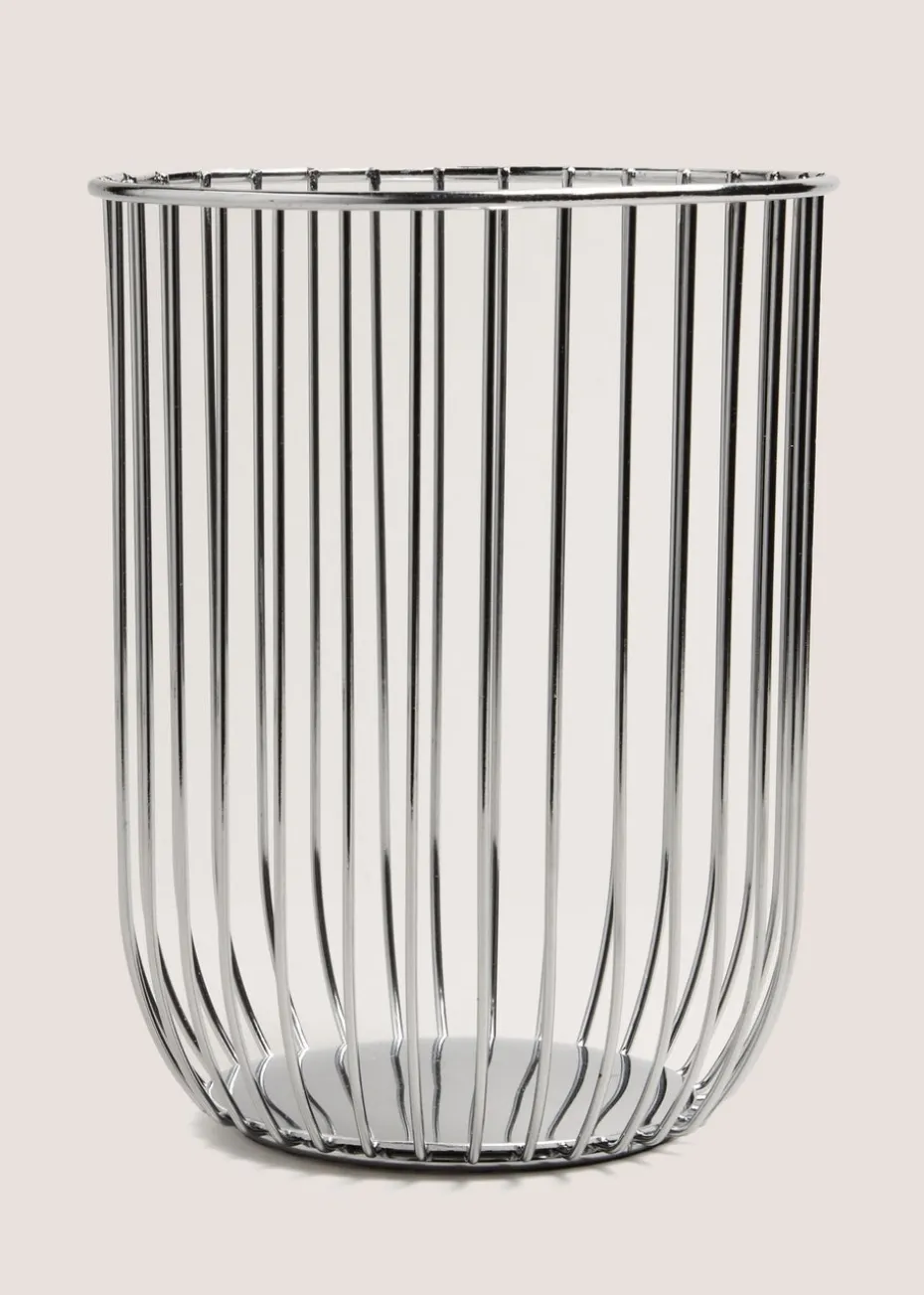 Chrome Fruit Bowl (28cm x14cm)