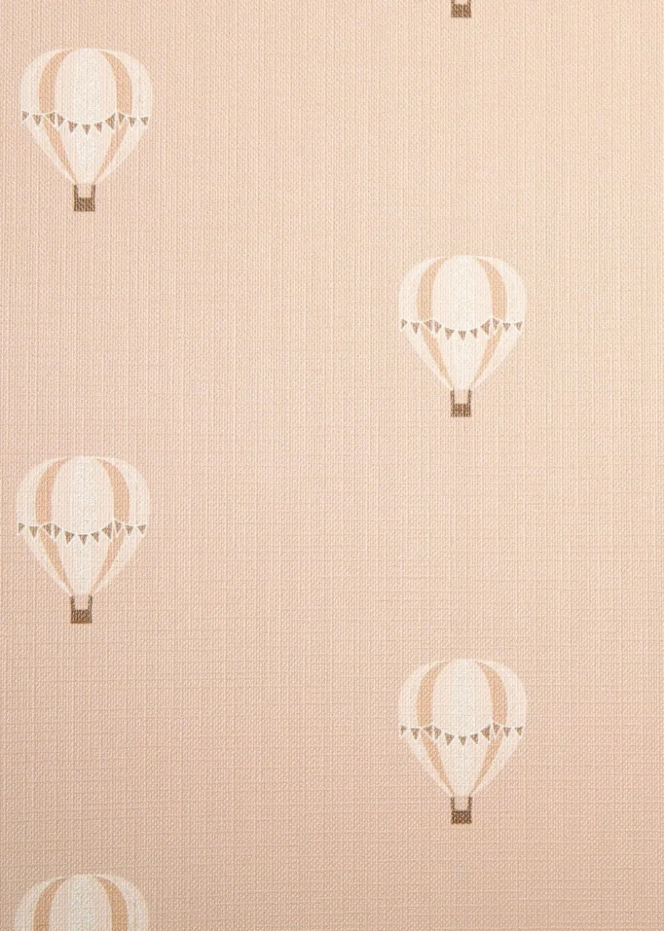 Clair de Lune Hot Air Balloon Anti-Roll Wedge Baby Changing Mat Mocha