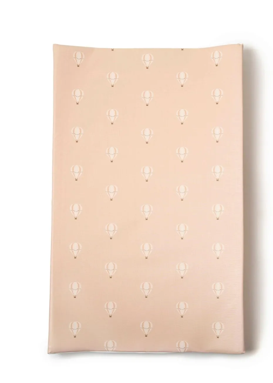 Clair de Lune Hot Air Balloon Anti-Roll Wedge Baby Changing Mat Mocha