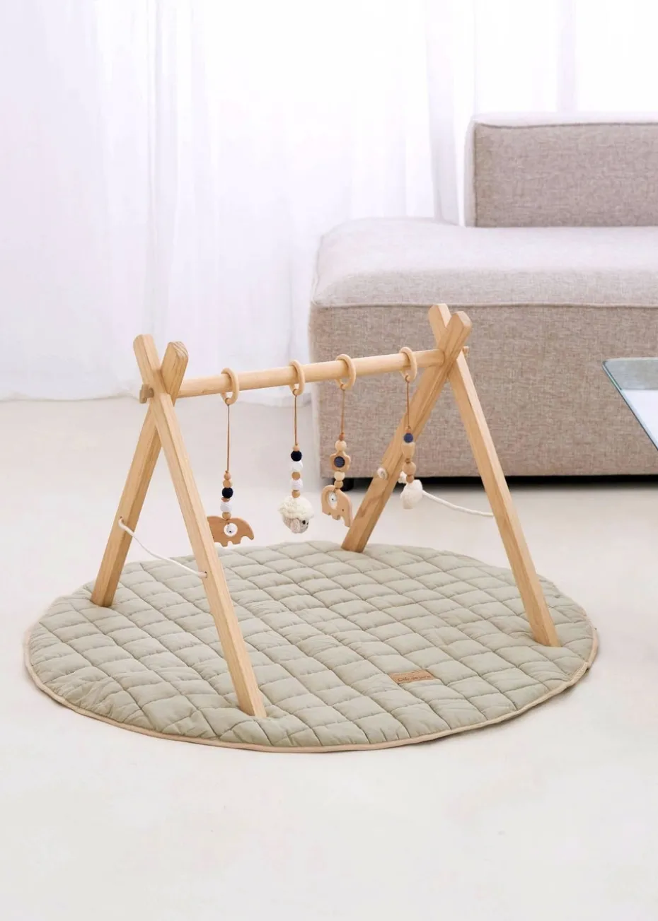 Clair de Lune Organic Sage Play Bundle Mat & Gym