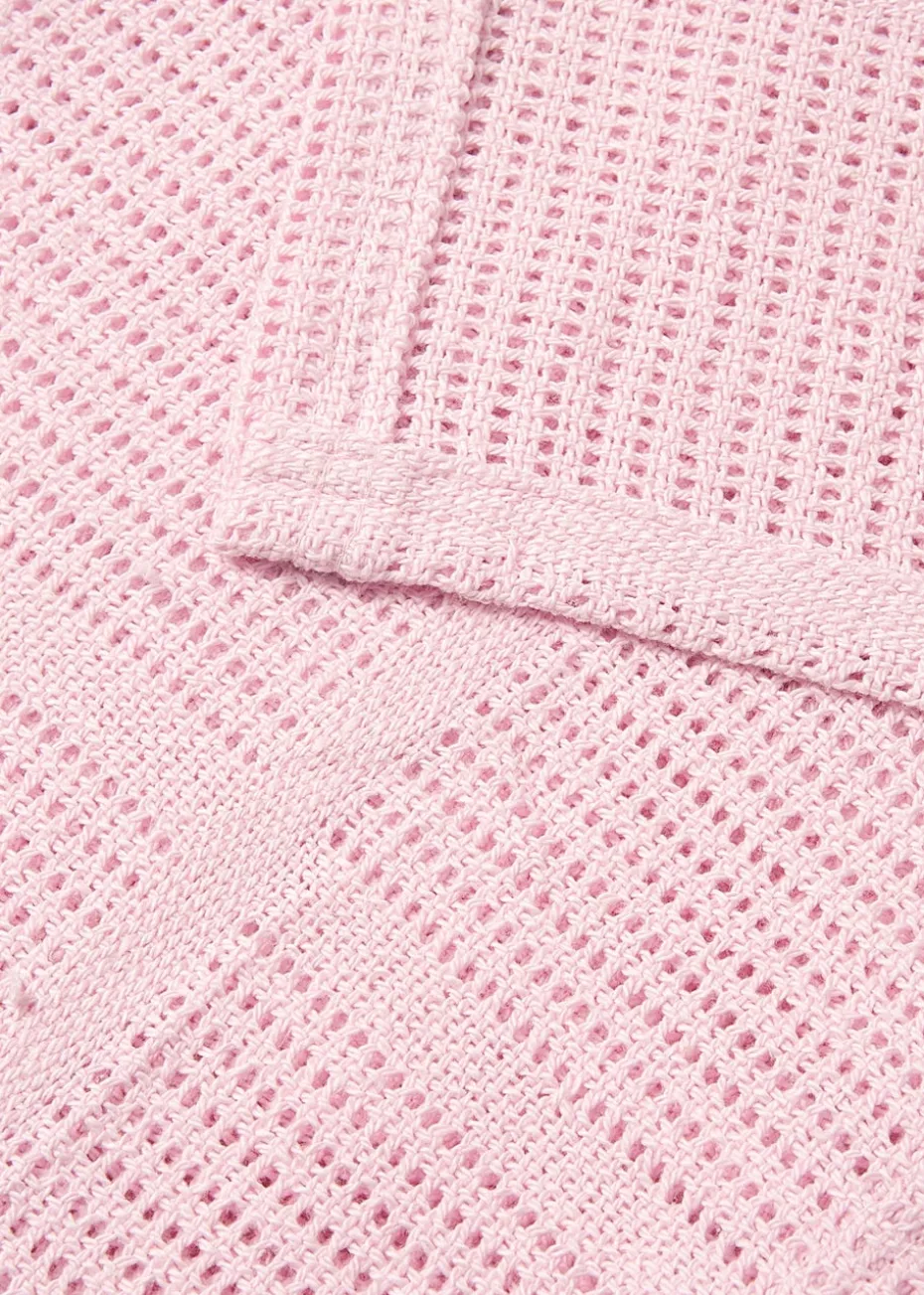 Clair de Lune Soft Cotton Cellular Pram Blanket