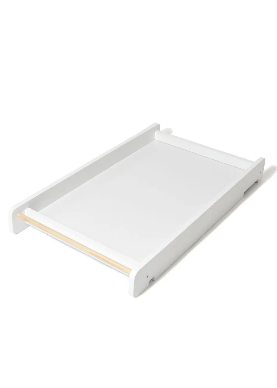 Clair de Lune White Essential Cot Top Changer
