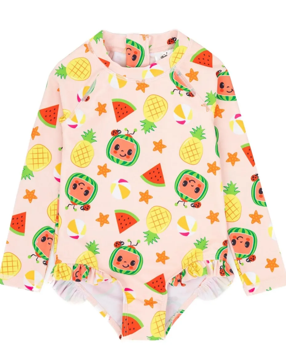 Cocomelon Kids Pink Swimsuit (12 Months-6 Years)