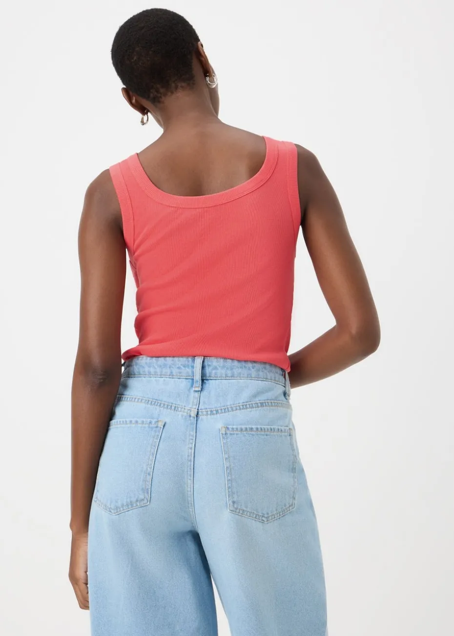 Coral Rib Jersey Vest
