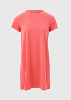 Coral T-Shirt Dress