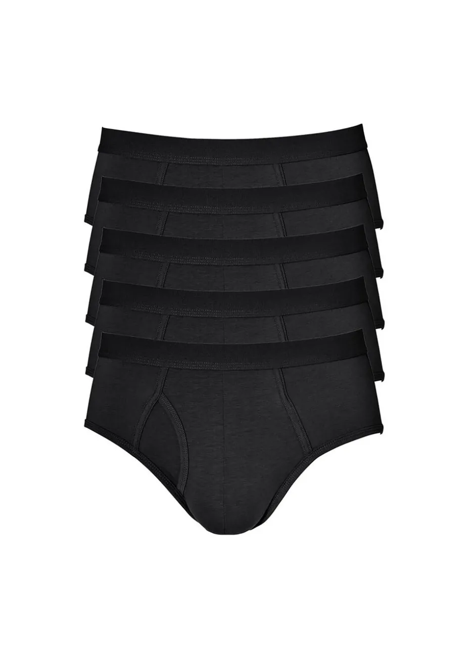 Cotton Traders Black 5 Pack Ultra Comfort Briefs