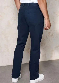 Cotton Traders Navy Ultra Soft Premium Slim-Fit Stretch Jeans