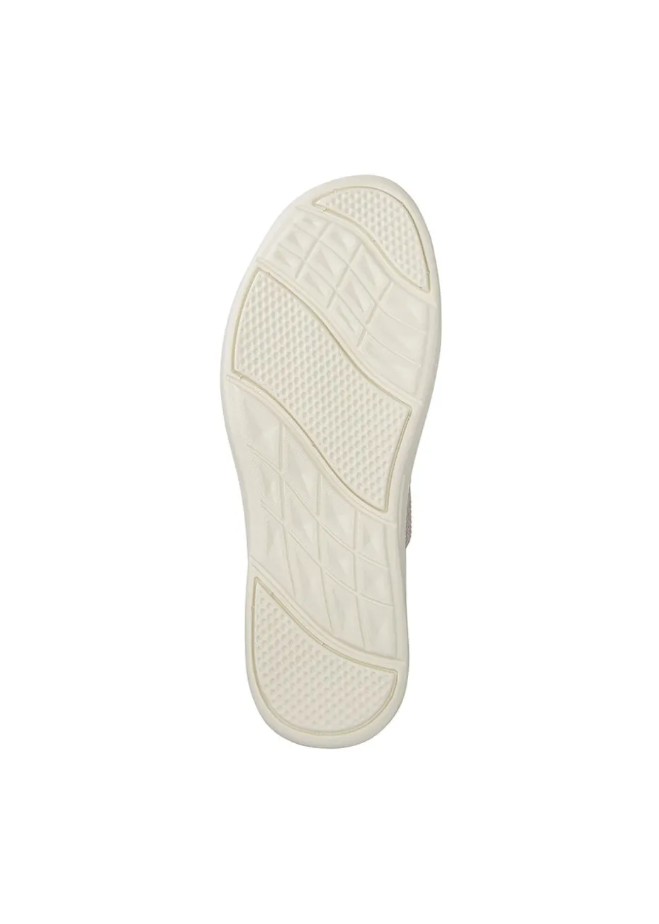 Cotton Traders Pastel Pink Slip On Mule Sandals